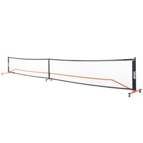 VEVOR Pickleball Net Set, 22FT Regulation Size Portable Pickleball System with Carrying Bag, Balls, and Wheels