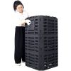 Garden Composter Bin Made from Recycled Plastic ‚Äì 132 Gallons (500Liter) Large Compost Bin - Create Fertile Soil with Easy Assembly, Lightweight