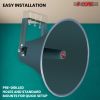 5 Core Outdoor PA Paging Horn Loud Speaker 16 Inch PA Speaker Weatherproof with mounting Bracket - RH 16