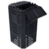 Garden Composter Bin Made from Recycled Plastic ‚Äì 132 Gallons (500Liter) Large Compost Bin - Create Fertile Soil with Easy Assembly, Lightweight