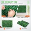 VEVOR 12PCS 24"x16" Grass Wall Panels for 32 SQ Feet, Boxwood Hedge Wall Panels, Artificial Grass Backdrop Wall 1.6"