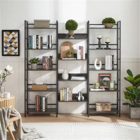 Large Open Bookshelves , Dark Grey (Option: Dark Gray)