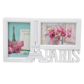 2PCS Rectangle Photo Frame Home Decorative Photo Frame 2 Hole Wedding Picture Frame for Bedroom Party (Option: as picture)
